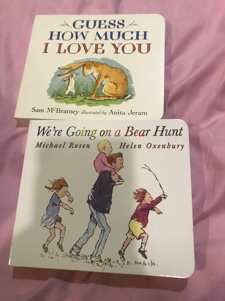 Guess How Much I Love You We Are Going On A Bear Hunt Books Stationery Children S Books On Carousell