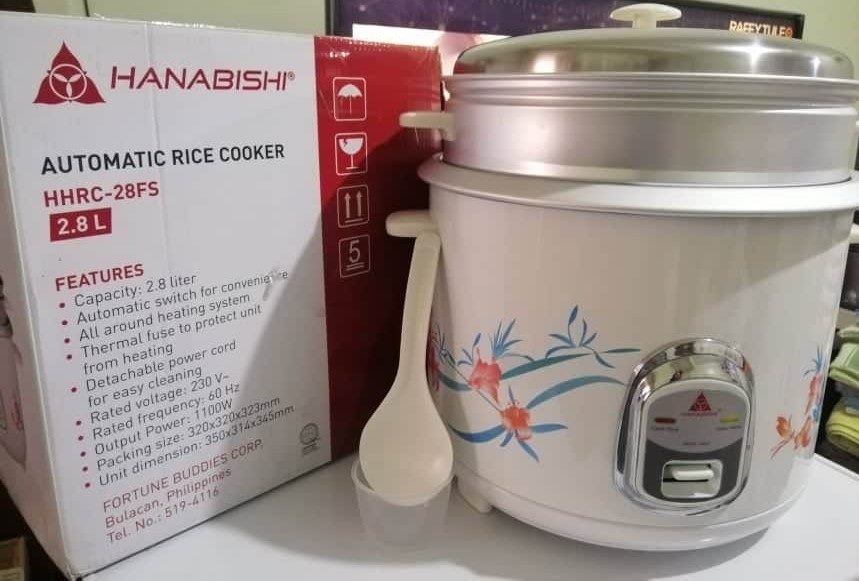 Hanabishi Rice Cooker 15/30/45 cups, Furniture & Home Living