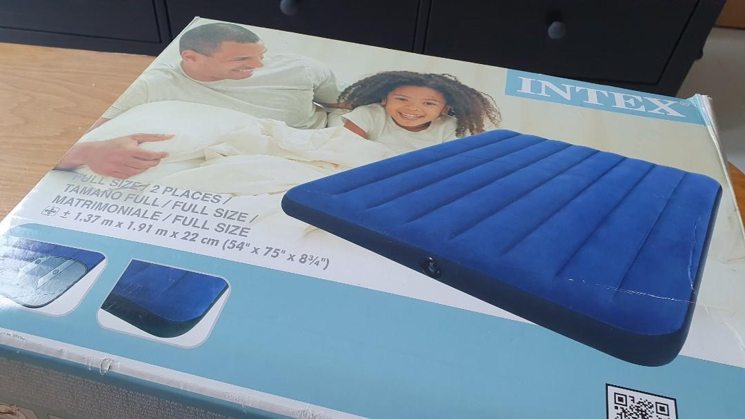 Intex Air Mattress queen size, Furniture, Beds & Mattresses on Carousell