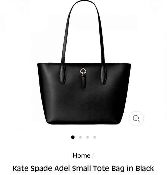 Kate Spade Adel Small Tote Bag in Black Women s Fashion Bags Wallets Tote Bags on Carousell