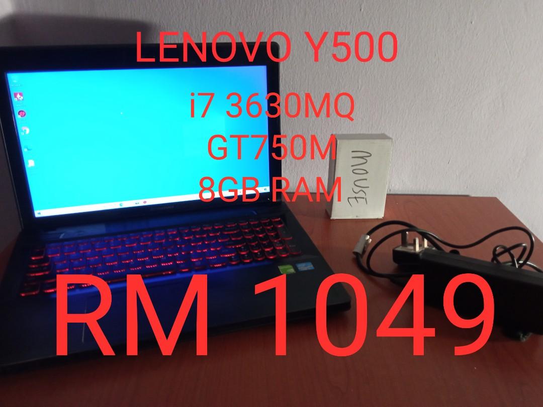 Lenovo Y500 Gaming Laptop Intel I7 Nvidia Gt750m Electronics Computers Laptops On Carousell