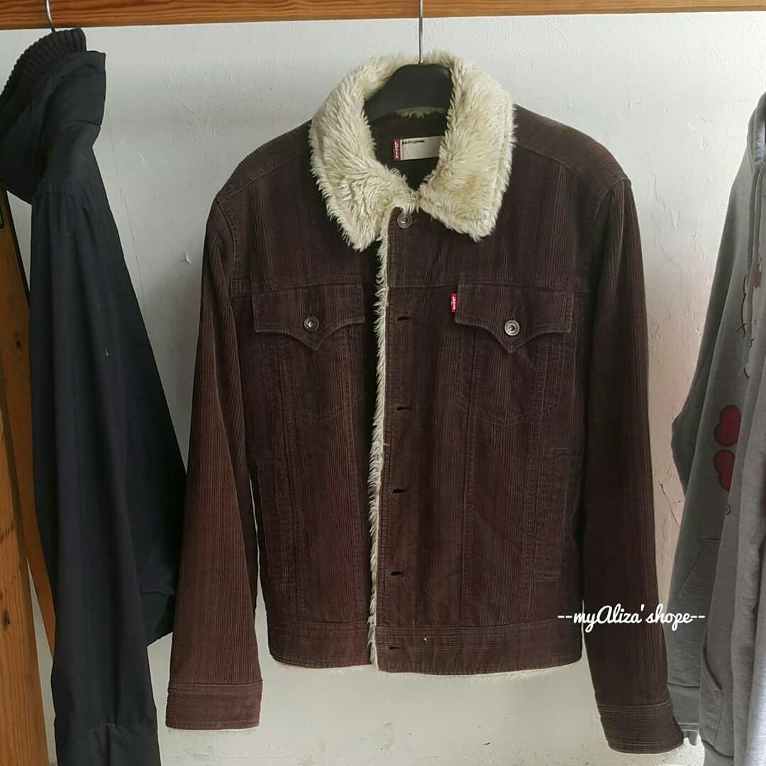 Levis Corduroy Trucker Sherpa Jacket 