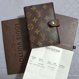 Rare Louis Vuitton notebook cover Agenda PM monogram CA0091 Pink Used from  Japan