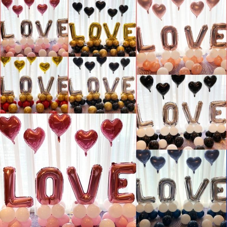 Love Balloons Happy Anniversary Decoration Party Decor Staycation Surprise Valentine Staycation Couple Anniversary Ideas Design Craft Others On Carousell Surprise romantic room decoration for birthday, anniversary. love balloons happy anniversary decoration party decor staycation surprise valentine staycation couple anniversary ideas