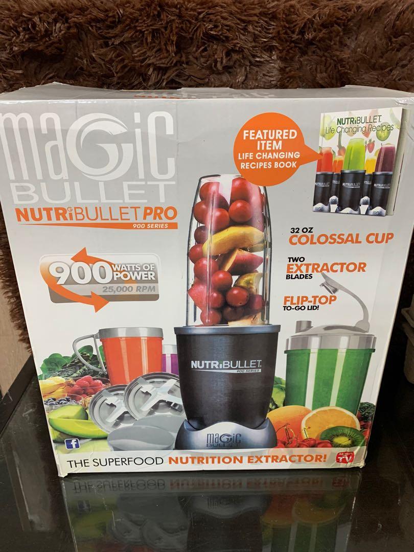 Magic Bullet Nutri Bullet Pro 900 (Category: Juicers, Blenders & Grinders) located in Pasay City. Submitted by ayinong168 (Listing ID 1054938255, Image 1). Description: Item is in excellent condition working complete accessories pm for inquiries .
