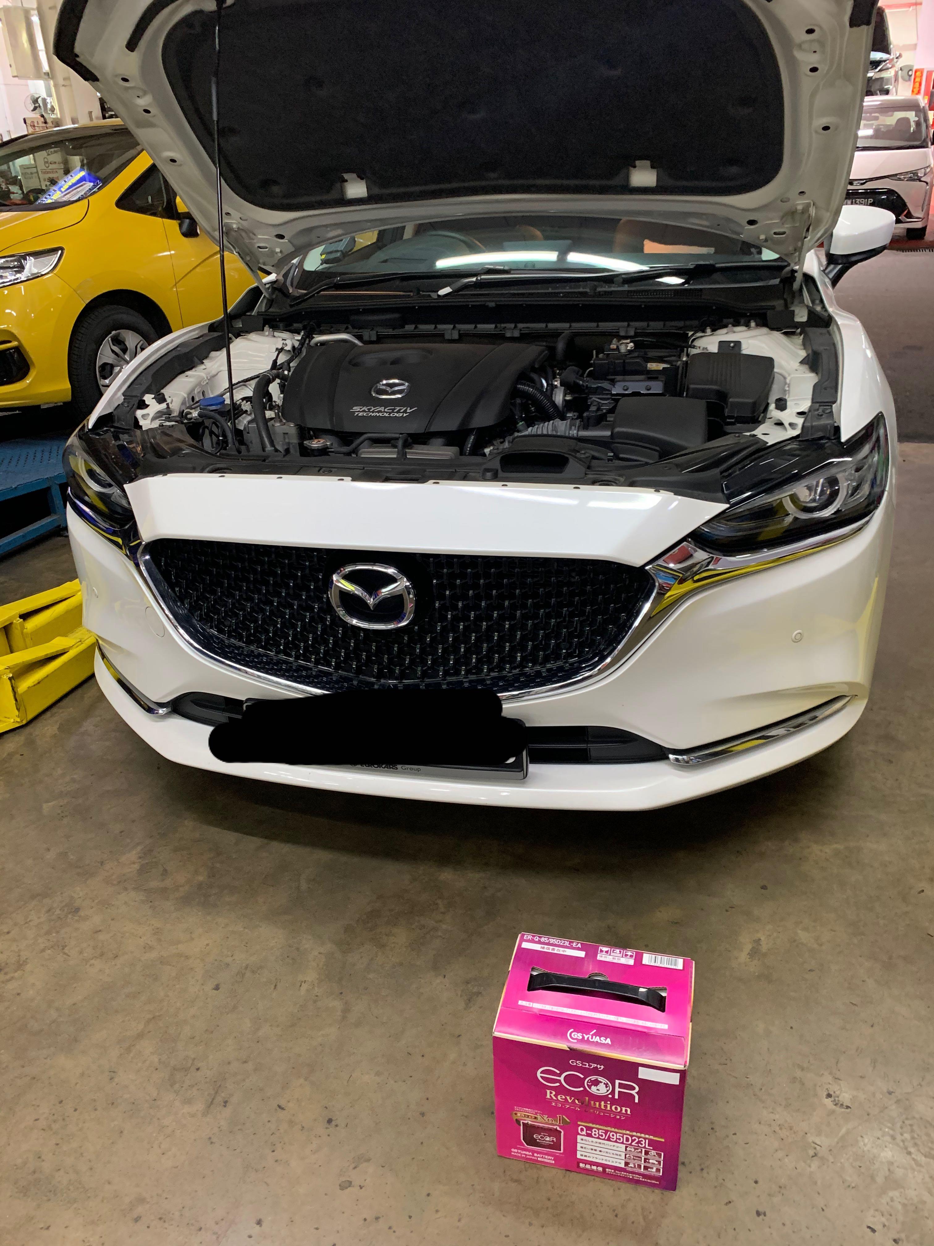 Mazda Start Stop Battery Mazda2 3 5 6 Yuasa Q85 Efb Start Stop Made In Japan Battery Support I Stop Car Accessories Electronics Lights On Carousell