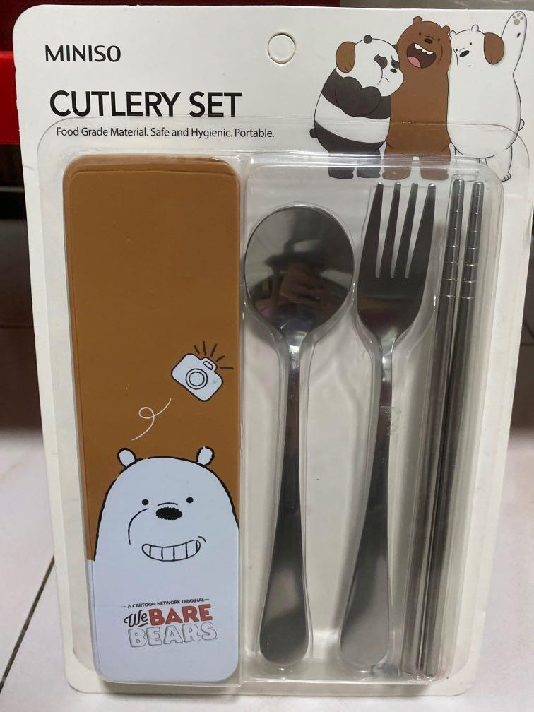 Miniso cutlery set, Furniture & Home Living, Kitchenware & Tableware, Dinnerware & Cutlery on