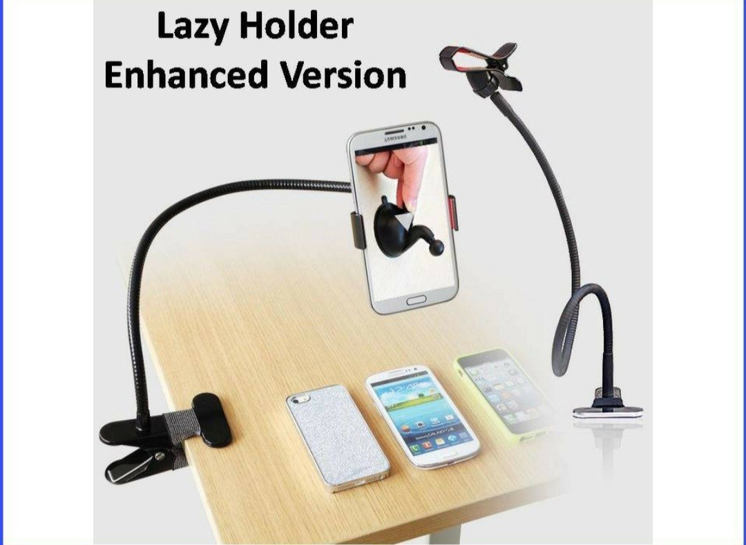 Mobile Phone Holder Clamp with Long Flexible Arm, Mobile Phones & Gadgets, Mobile & Gadget