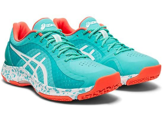 Asics gel netburner super ff ice mint netball trainers cheap