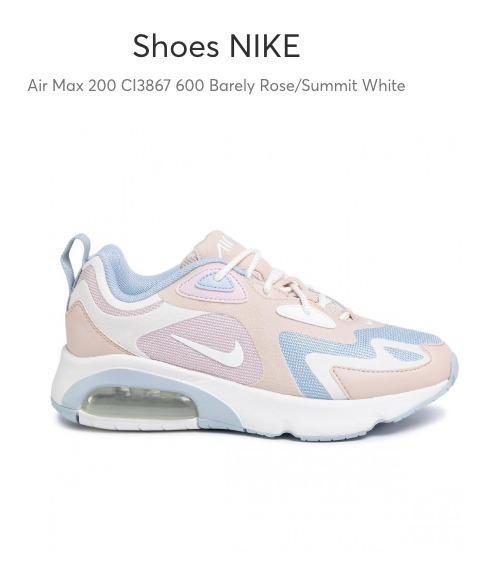 womens air max 200 barely rose