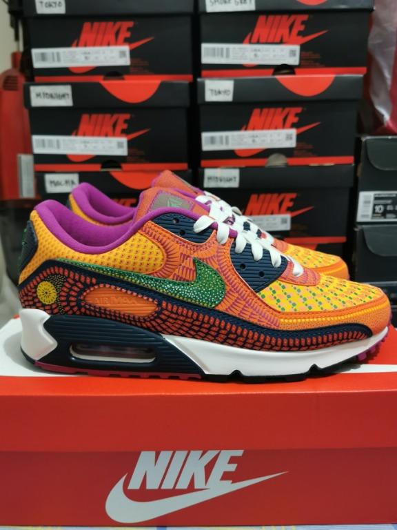 Nike Air Max 90 Dia De Los Muertos Men S Fashion Footwear Sneakers On Carousell