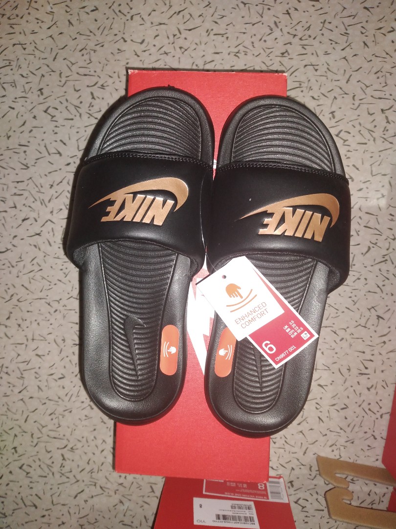 nike victori one slides