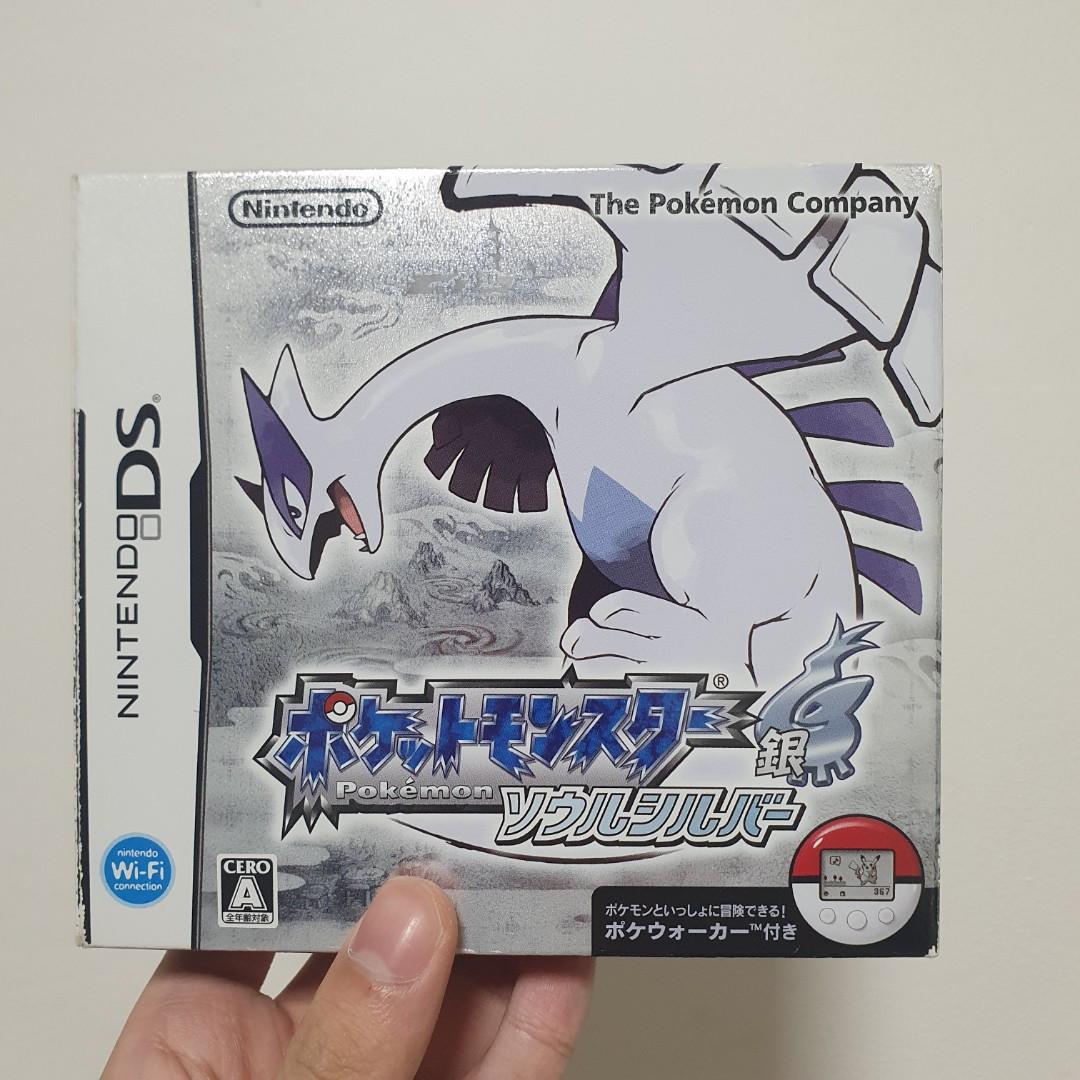 Nintendo Ds Games Pokemon Soulsilver W Pokewalker For Nds 3ds Dsi Video Gaming Video Game Consoles Nintendo On Carousell