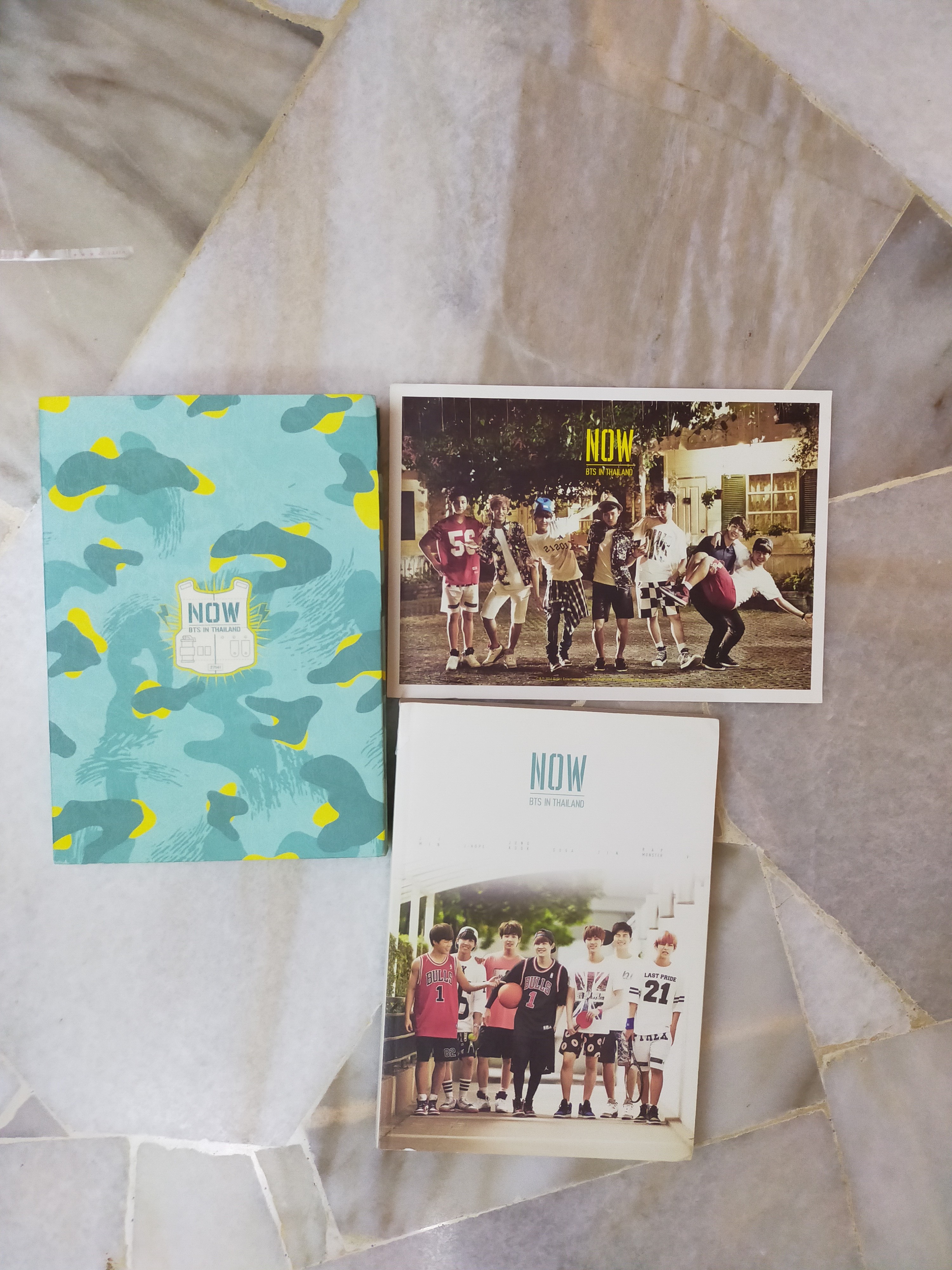 BTS NOW 1 in thailand photobook poster and outerbox, Hobbies