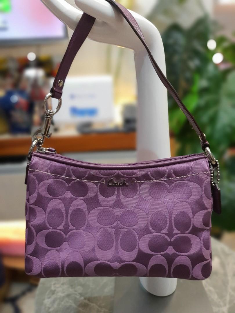 Coach purple shoulder bag top