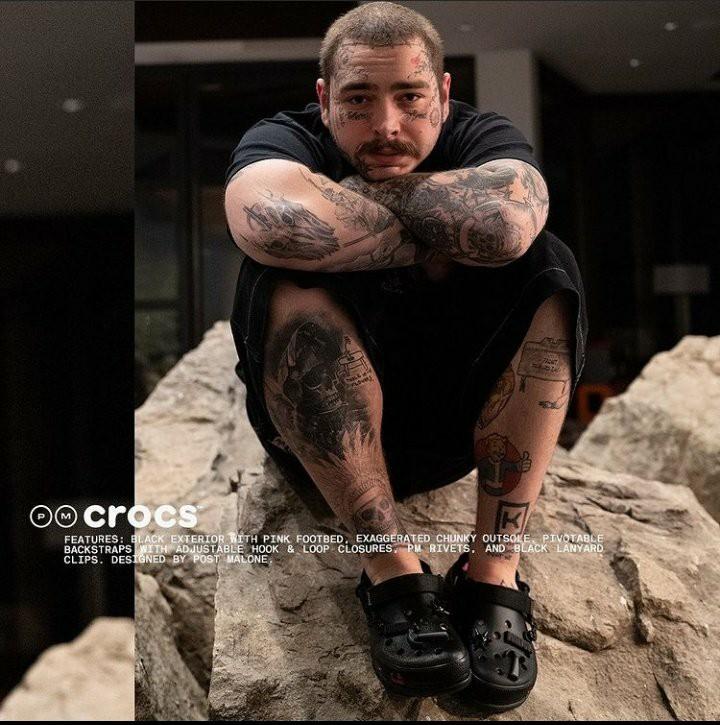 post malone crocs womens size 8