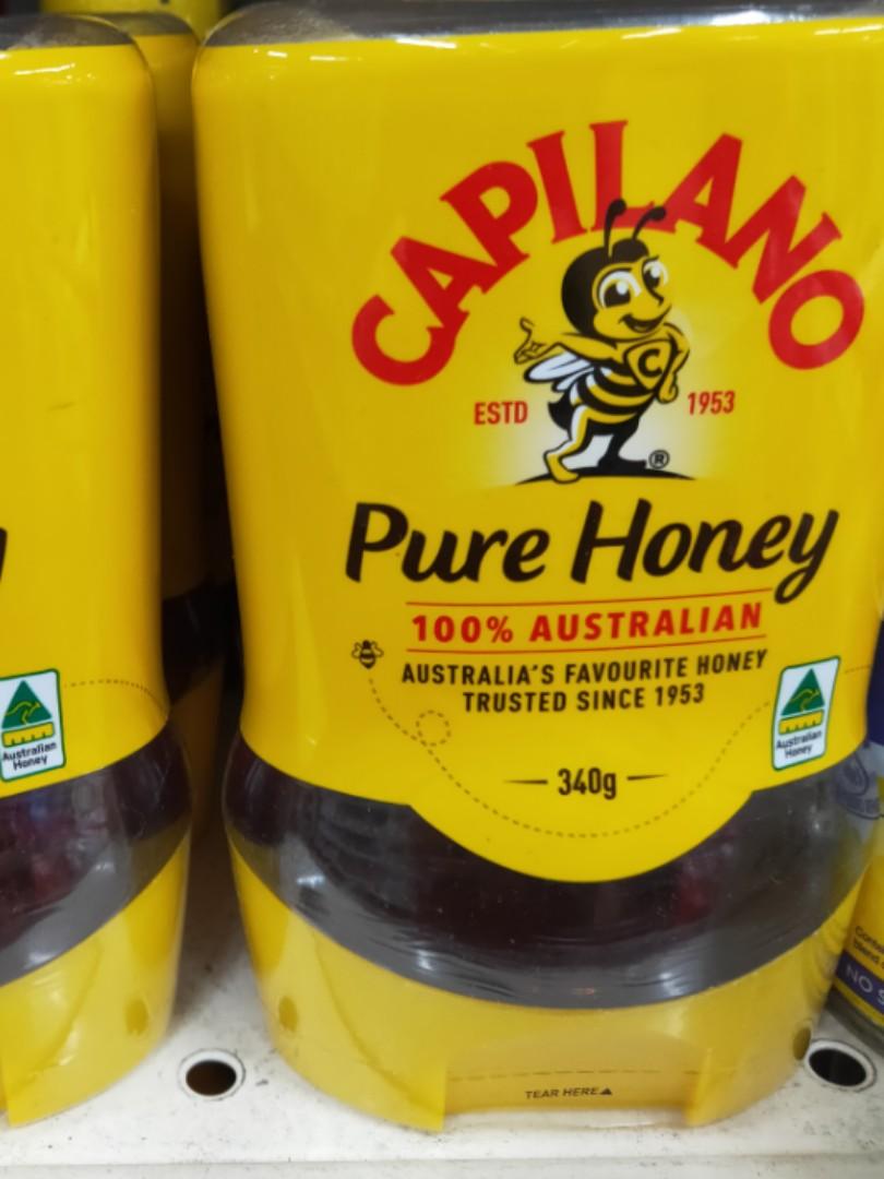 Pure Honey Capilano 340g (Category: Health Food, Drinks & Tonics) located in Manila. Submitted by ibentamona (Listing ID 1054947585, Image 1). Description: Pure Honey Capilano 340g 100% Australian 410.25.