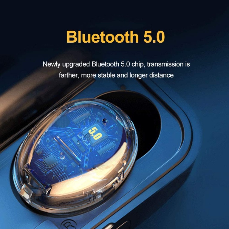 true wireless bluetooth earbuds with 1200mah charging case