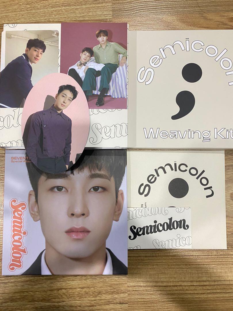 Seventeen Semicolon Album Wonwoo Photobook Dino Woozi Vernon K Wave On Carousell