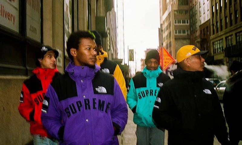 Supreme the north face arc logo mountain parka teal clearance