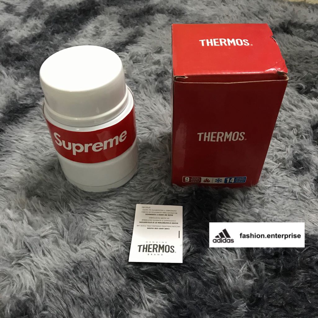 Supreme Thermos Stainless King Food Jar and Spoon White - FW18 - US