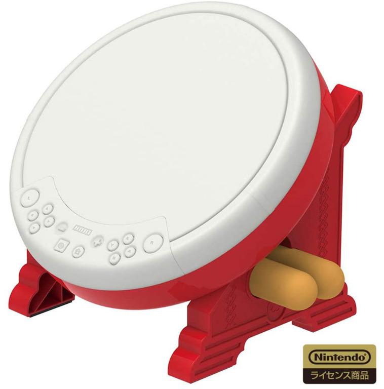 Taiko Drum Controller (Category: Controllers) located in Singapore. Submitted by game_sale (Listing ID 1055093302, Image 2). Description: Taiko expert controller appeared for Nintendo Switch. It is the most suitable drum type controller for the Nintendo Switch and game software. Equipped with an operation button on the drum body, operation within the game of Taiko no Tatsujin is also possible. Two exclusive drumsticks are attached, approximately 