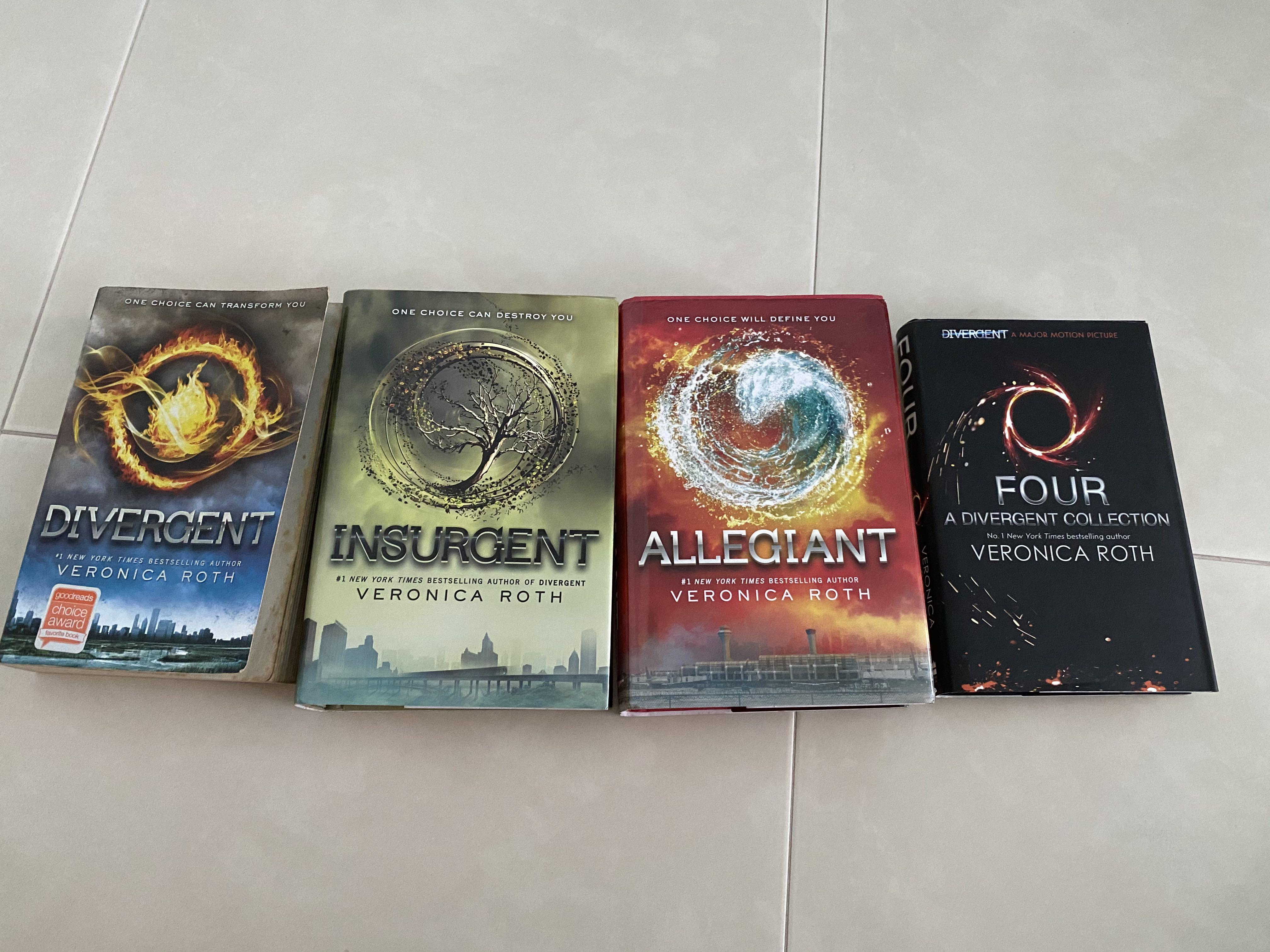 The Divergent Series Divergent Insurgent Allegiant Four Books Stationery Fiction On Carousell This distinctive edition of the third book in veronica roths divergent series features cover artwork from the major motion picture the divergent series: the divergent series divergent