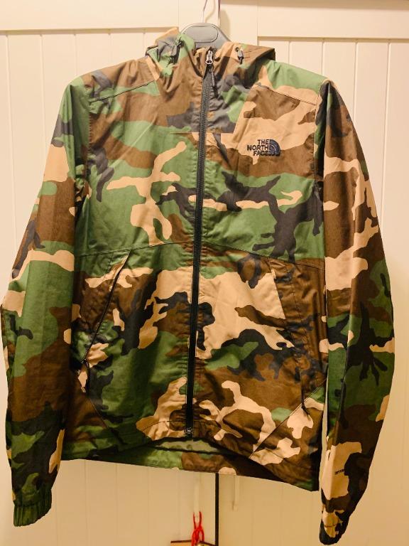 The North Face Millerton Jacket Hooded Waterproof CAMO 防水迷彩