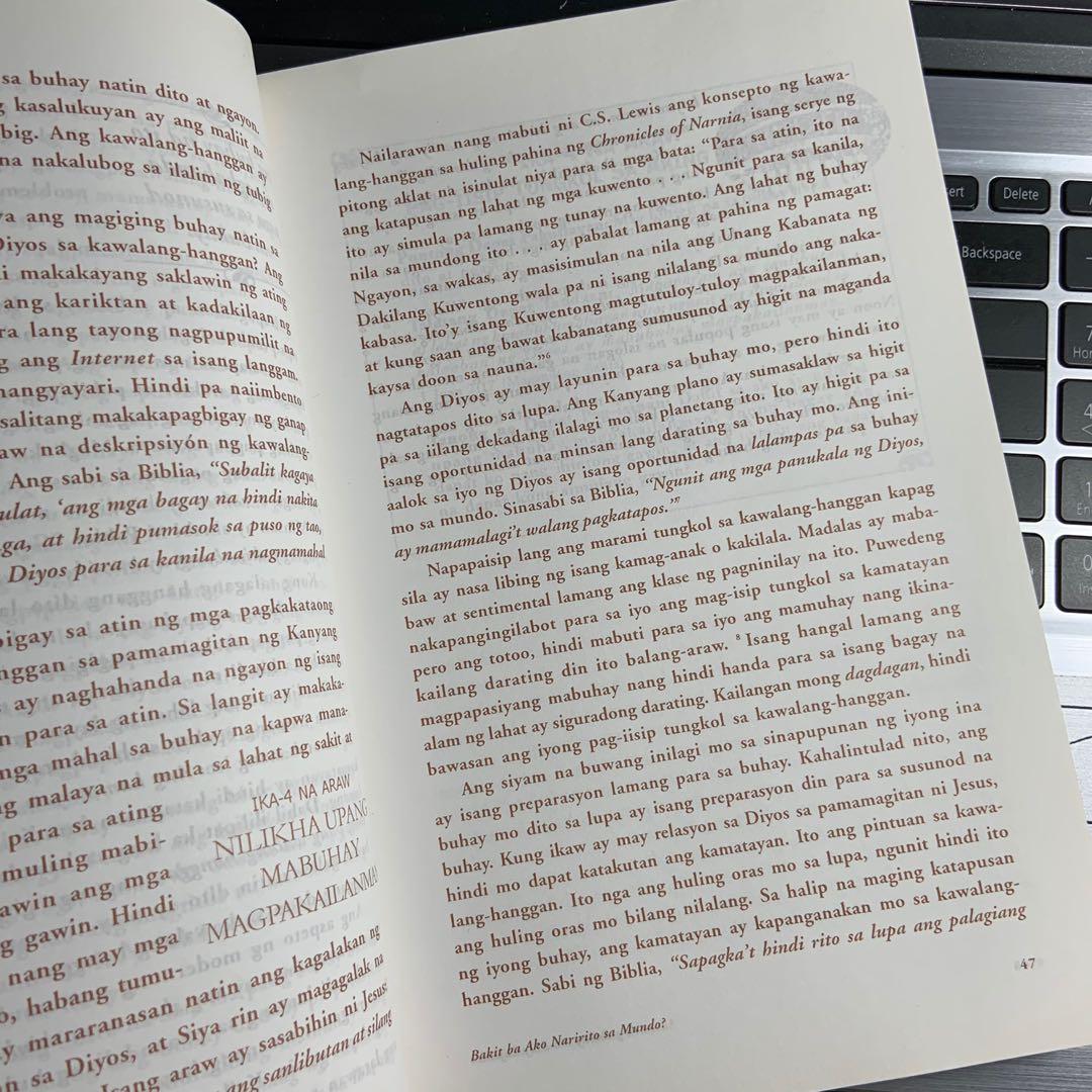 The Purpose Driven Life (Tagalog Version Ang Buhay na may Layunin) by Rick Warren, Hobbies