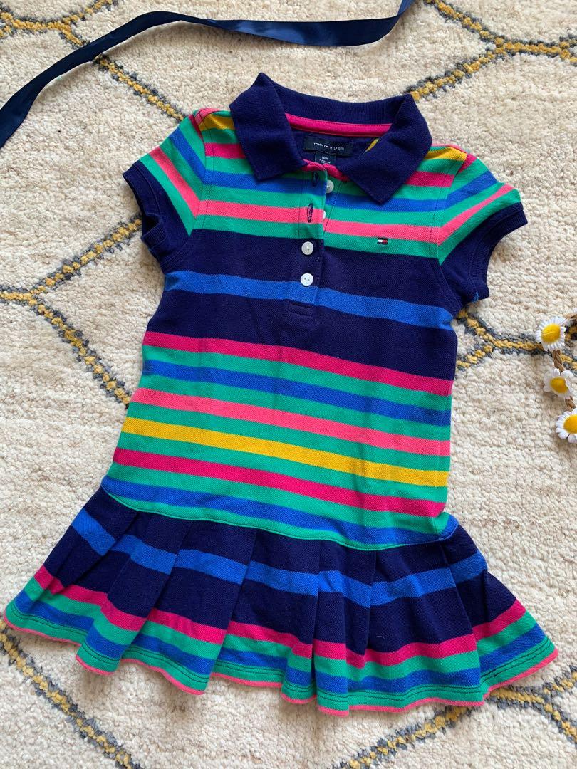 Tommy Hilfiger baby girl dress with matching bottoms