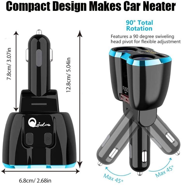 usb c cigarette lighter socket