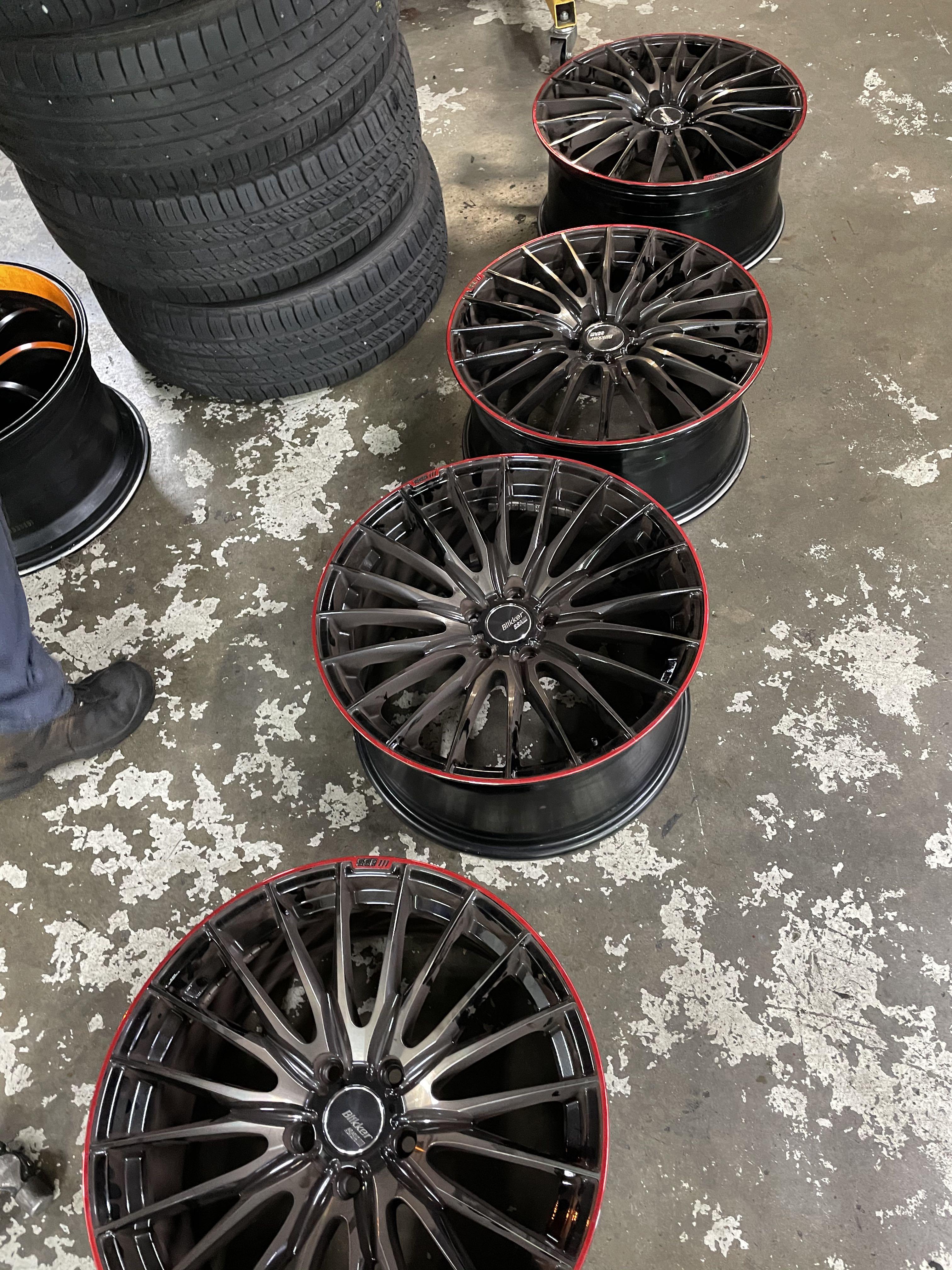 Used 19 inch rim SSR (staggered set up), Car Accessories, Tyres & Rims ...