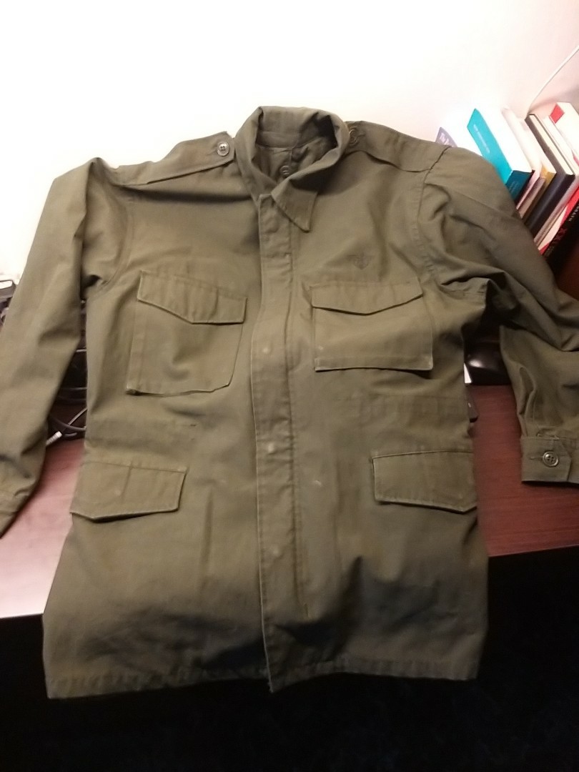 Vintage 1989 korean military jacket, Men's Fashion, Coats, Jackets and