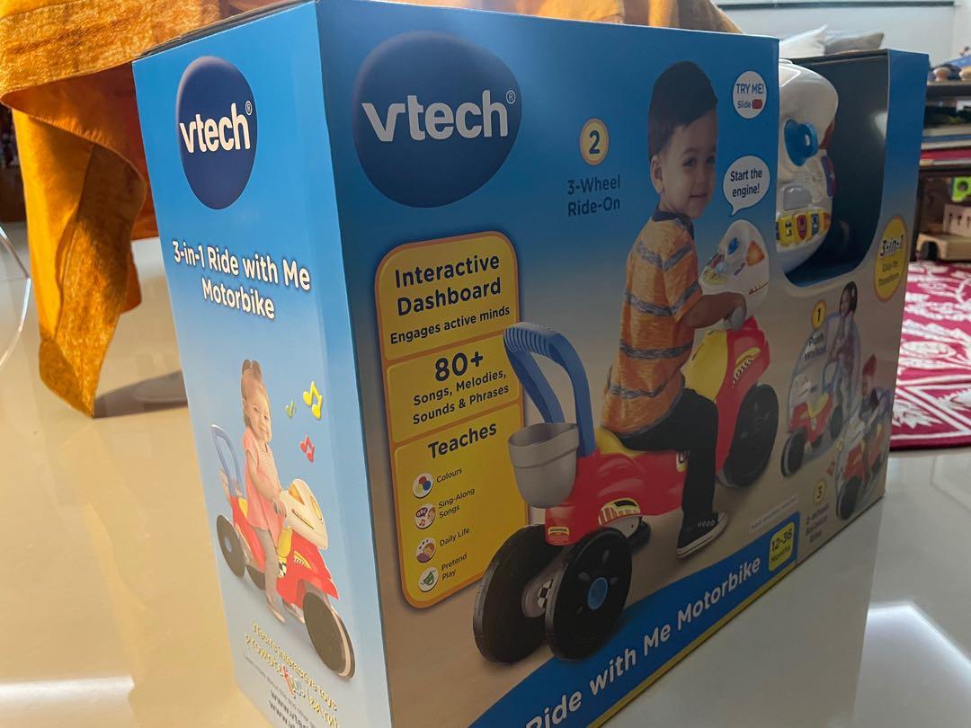 vtech 3 in 1 ride with me motorbike