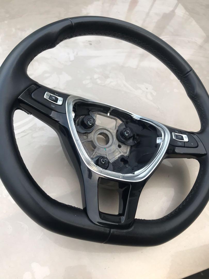 Vw polo steering wheel, Auto Accessories on Carousell