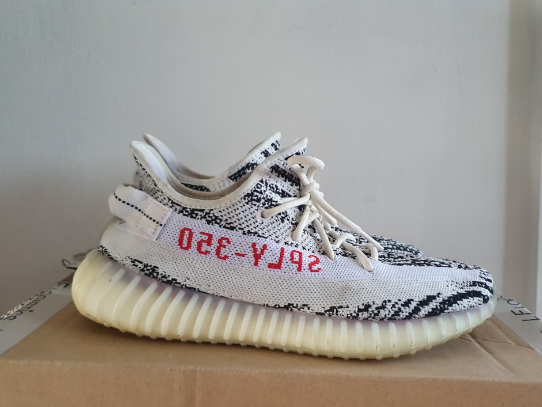 Yeezy Boost 350 V2 Zebra US10 Men s Fashion Footwear Sneakers