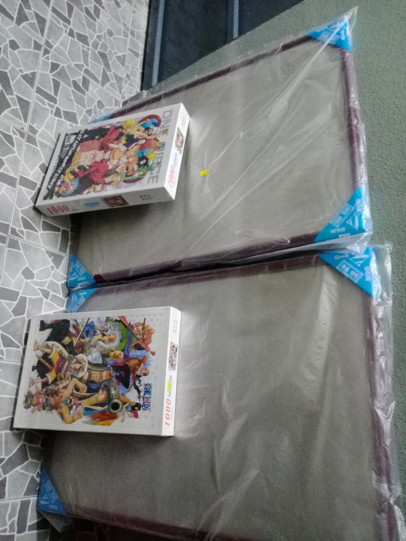 1000 Pcs One Piece Anime Puzzles With Frames Toys Games Action Figures Collectibles On Carousell