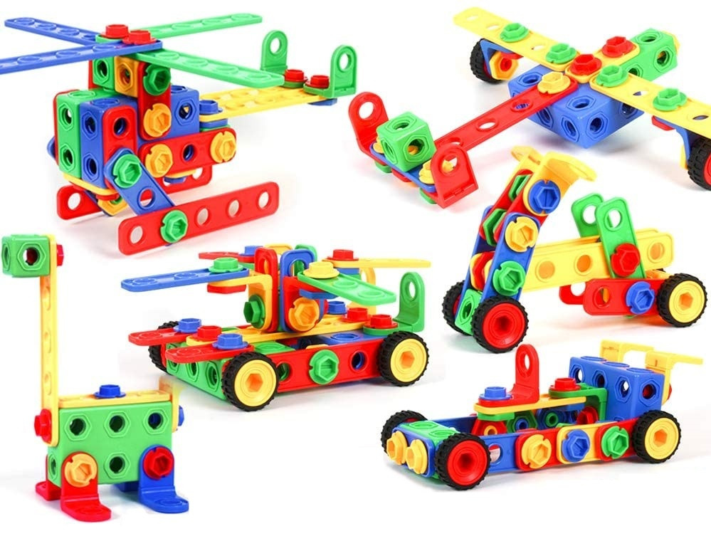 101 Piece Engineering Toys Kit Educational Creative Construction
