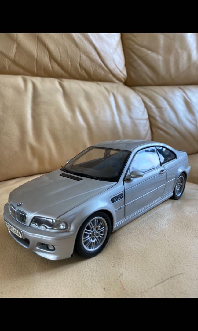 1 18 Bmw M3 E46 Silver By Kyosho 玩具 遊戲類 玩具 Carousell