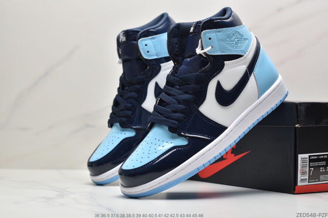 Jordan 1 retro high unc patent mens sale