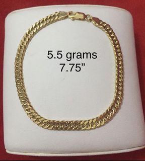 18k Saudi gold men’s bracelet