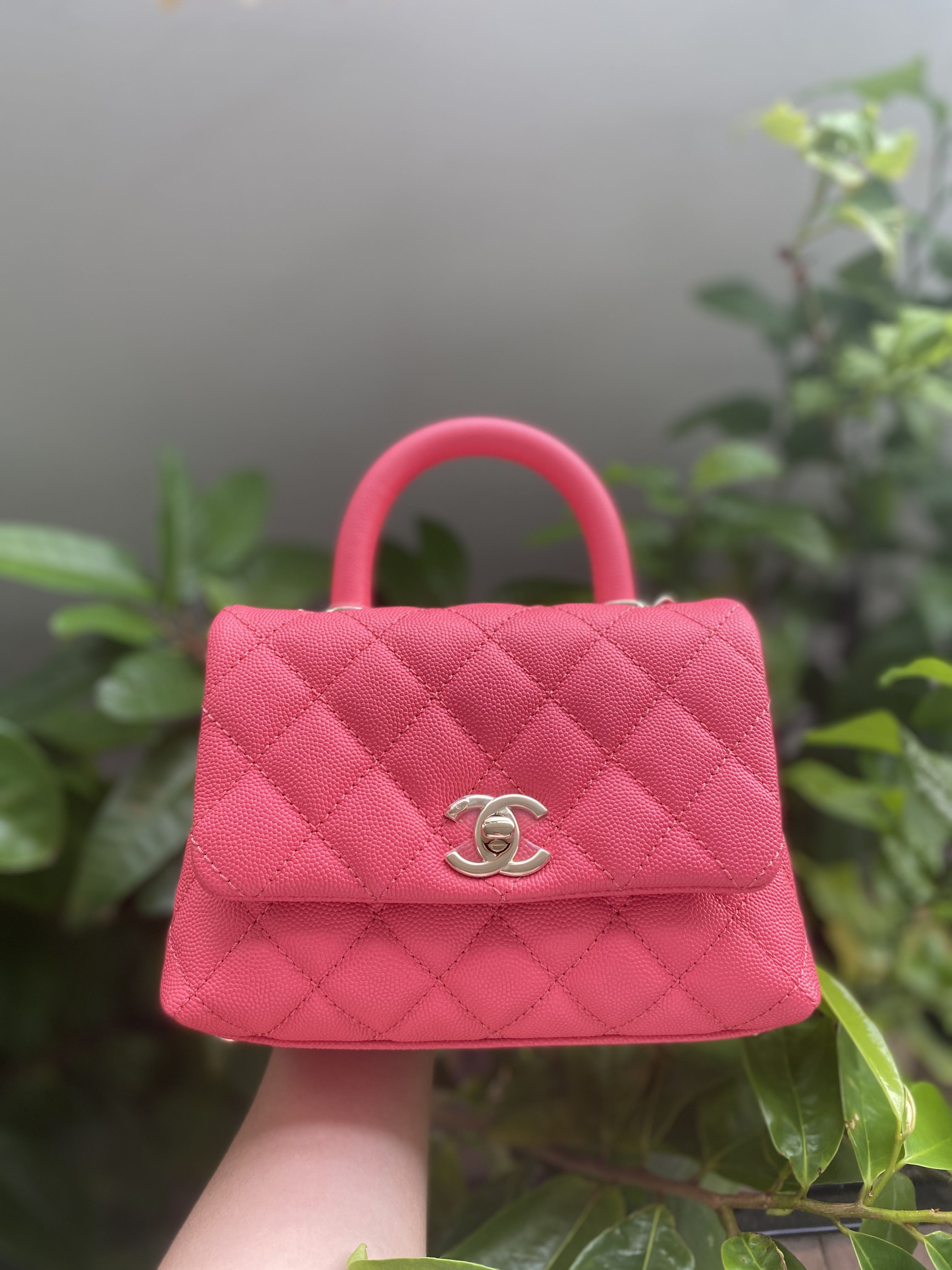 pink coco chanel handbags