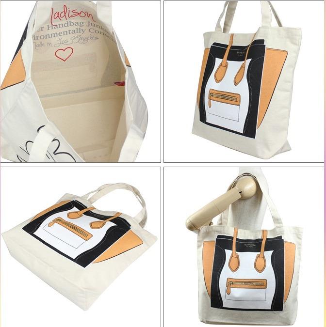 美國my Other Bag 米白色帆布madison Bwt 惡攪celine 手挽袋 女裝 手袋及銀包 長銀包 Carousell