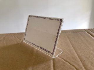 Acrylic card stand / holder