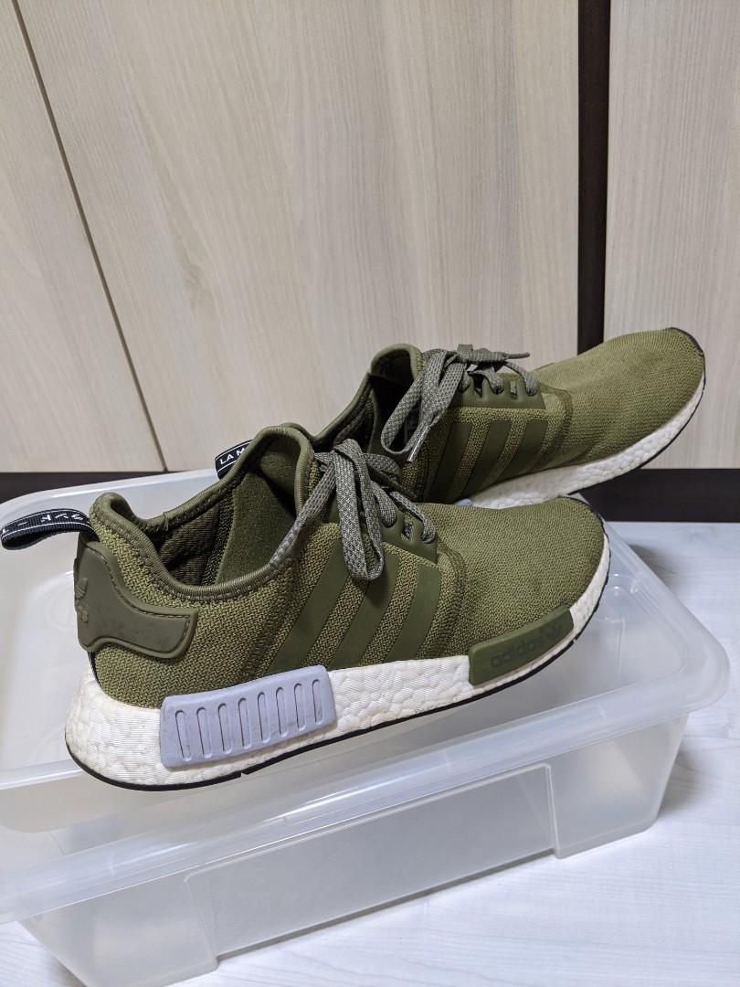 Adidas NMD R1 Olive Green US8 UK7.5