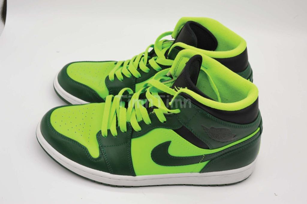 air jordan 1 mid electric green