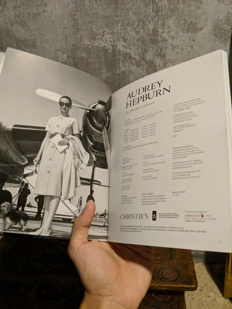 Audrey Hepburn Christie's Personal Collection Catalogue, Hobbies & Toys