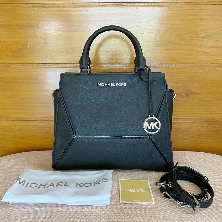 Prism large saffiano leather satchel cheap