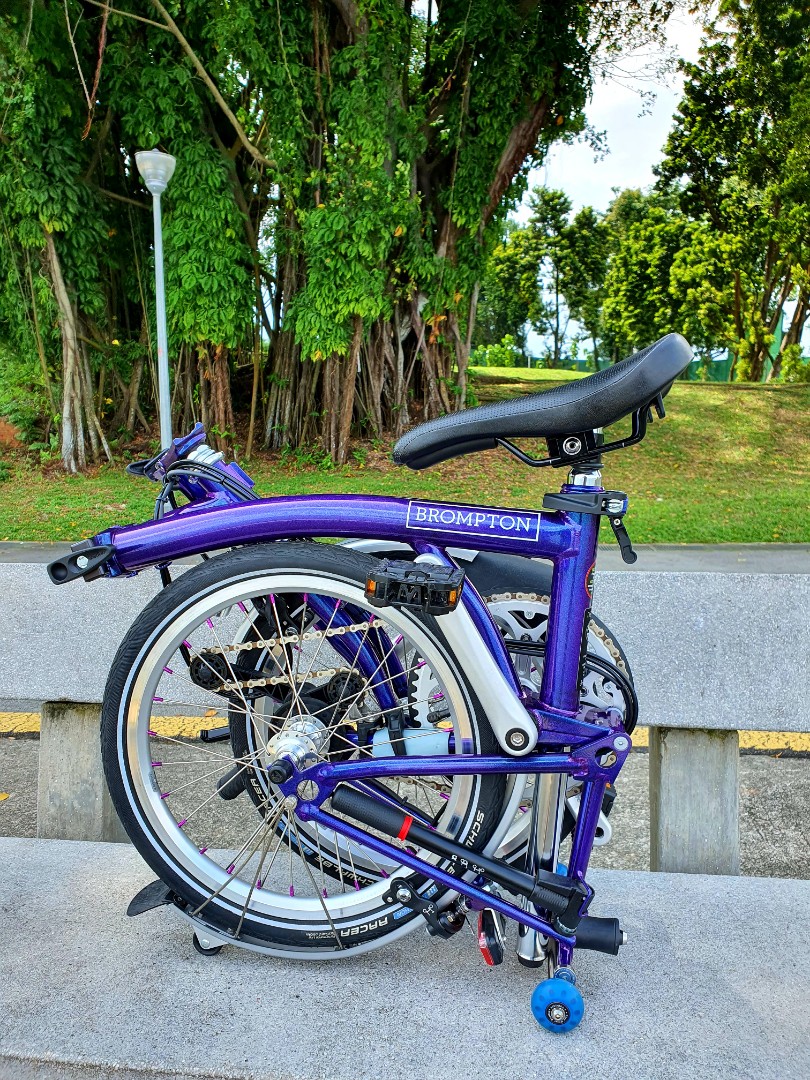 Purple metallic brompton new arrivals