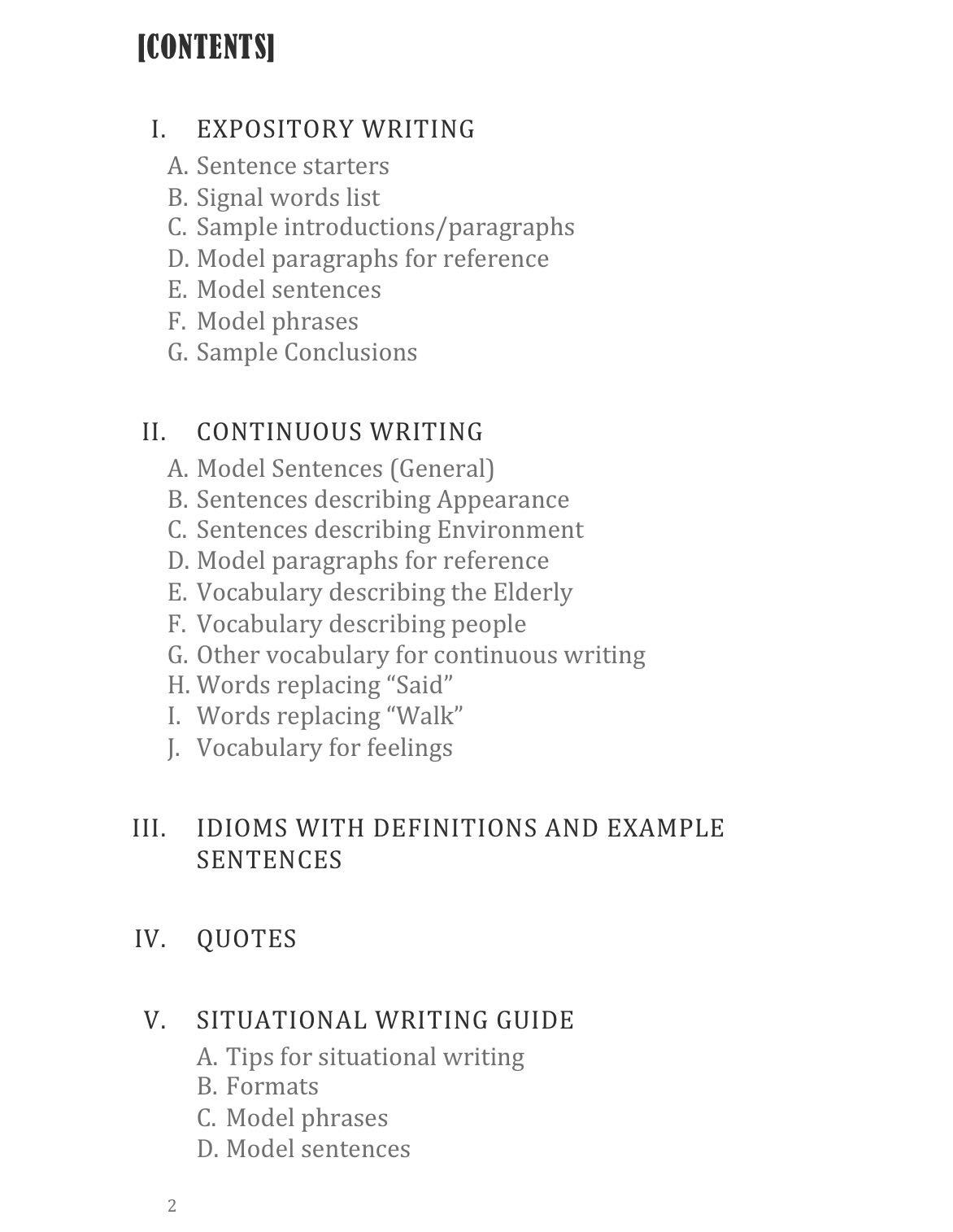 [by top scorer] BEST English Notes in SG for paper 1 composition ...